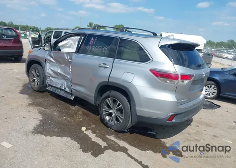 2016 Toyota Highlander Xle V6 из США, поврежденный, VIN 5TDJKRFH9GS345969